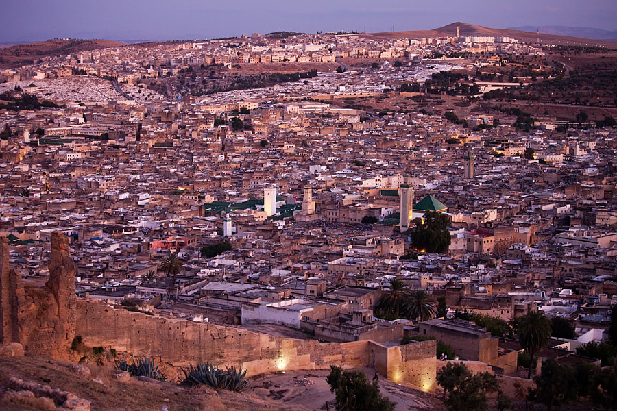  Fez at sun set